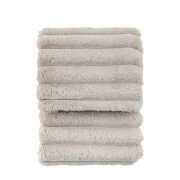 Luxurious Ribbed Faux Fur Throw Natural